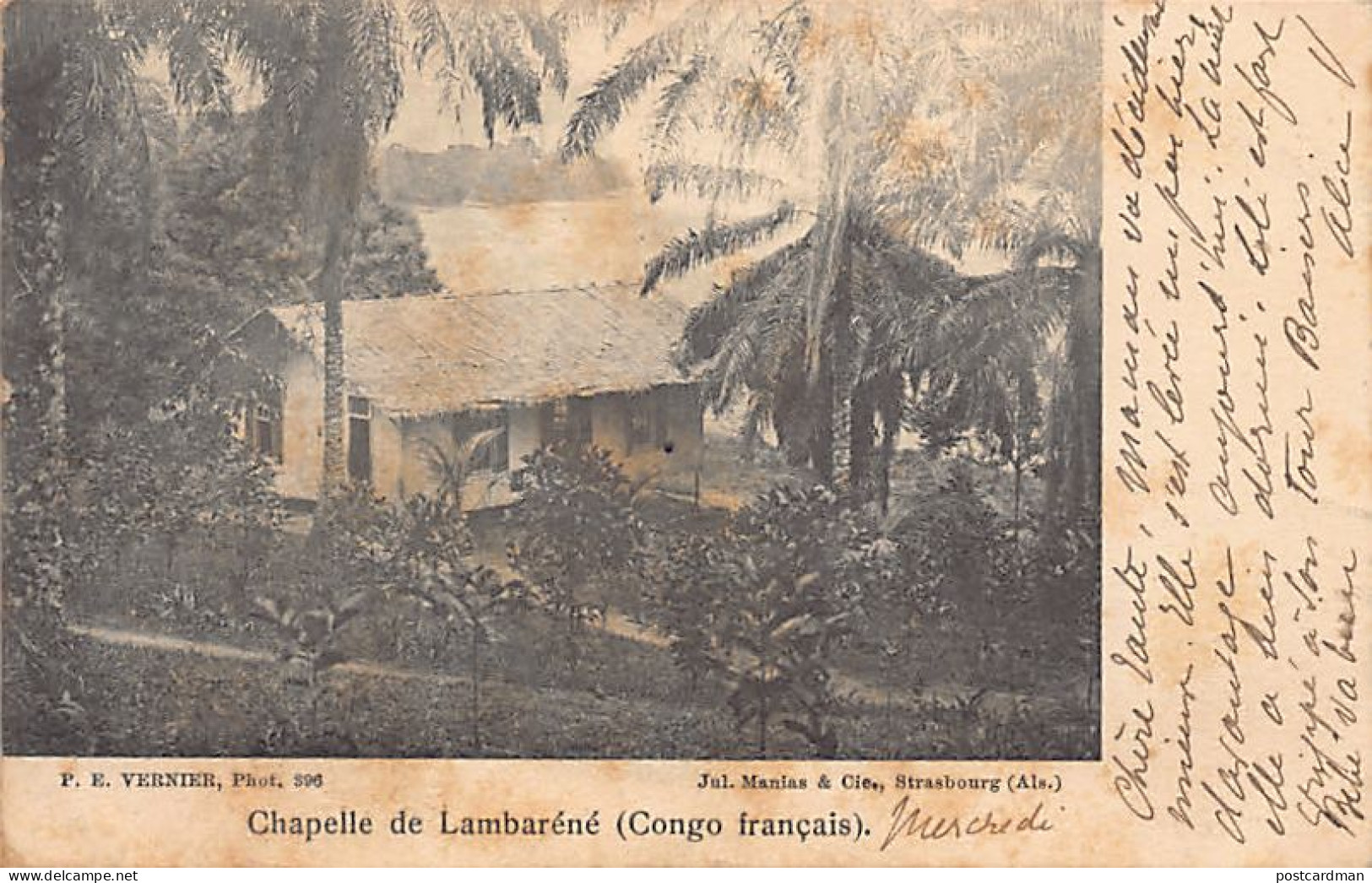 Gabon - Chapelle de Lambaréné - VOIR LES SCANS POUR L'ÉTAT - Ed. P. E. Vernier