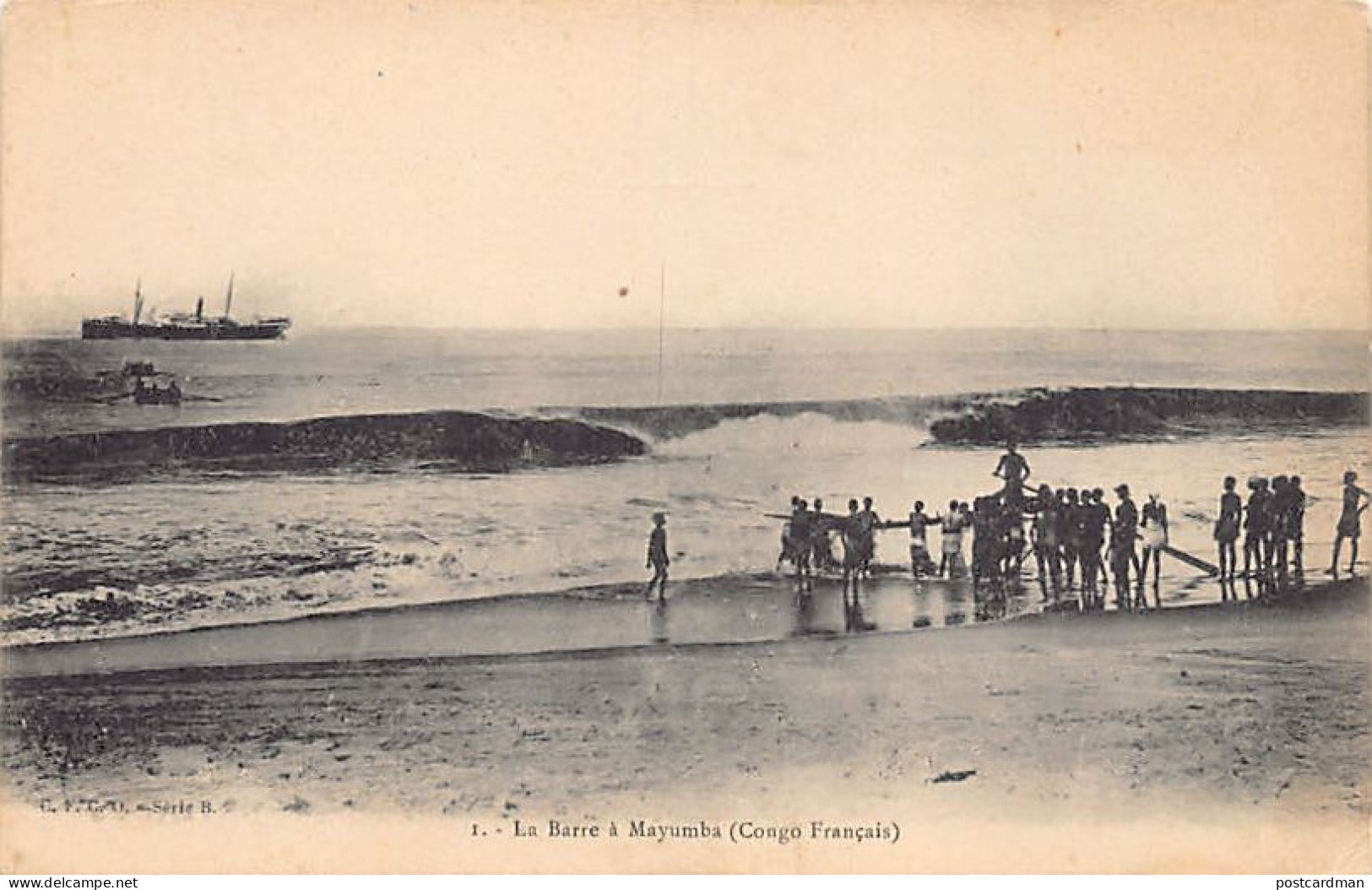 Gabon - La barre à Mayumba - Ed. C.F.C.O. Série B - 1