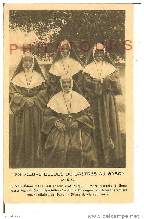 GABON  /  LES SOEURS BLEUES DE CASTRES AU GABON