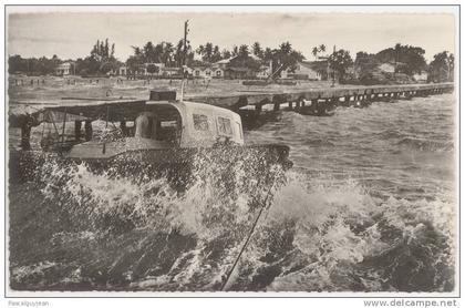CARTE PHOTO GABON PORT GENTIL - TORNADE SECHE