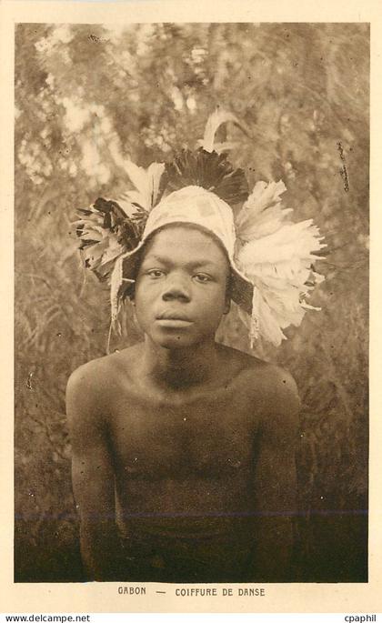 CPA Gabon Coiffure de Danse