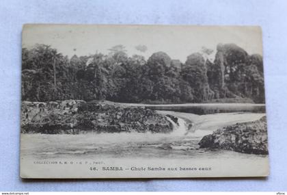 Samba, chute Samba aux basses eaux, Gabon