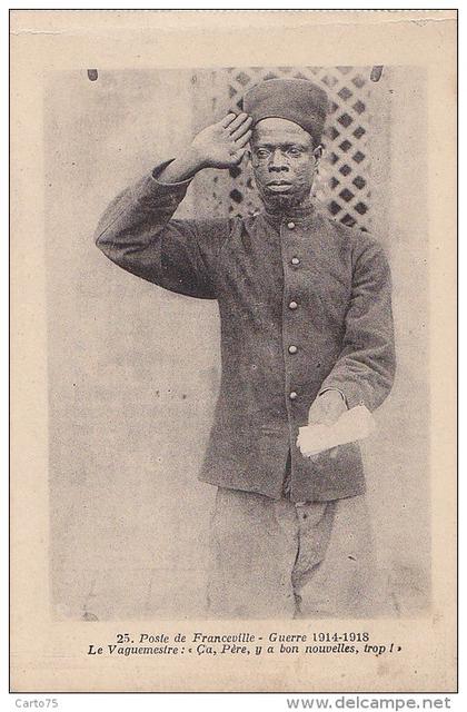 Afrique - Gabon - Franceville -  Militaria Guerre 1914-1918 - Poste PTT Vaguemestre