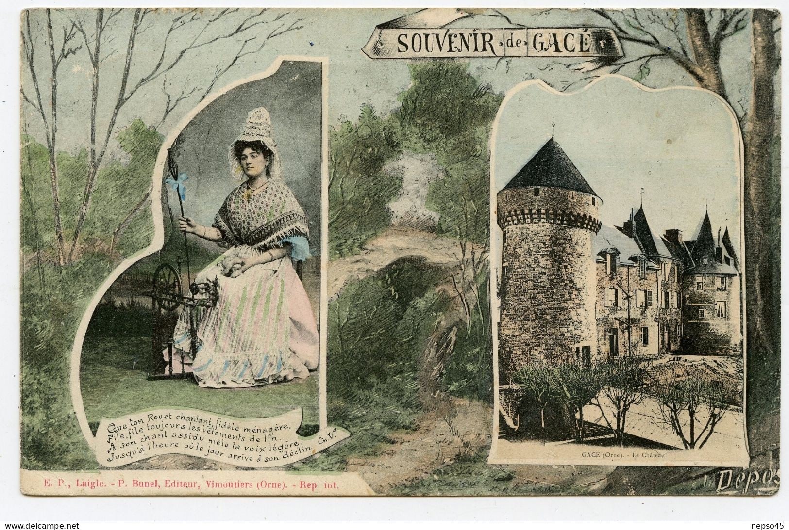 Gacé Arrondissement de Mortagne-au-Perche.Souvenir de...
