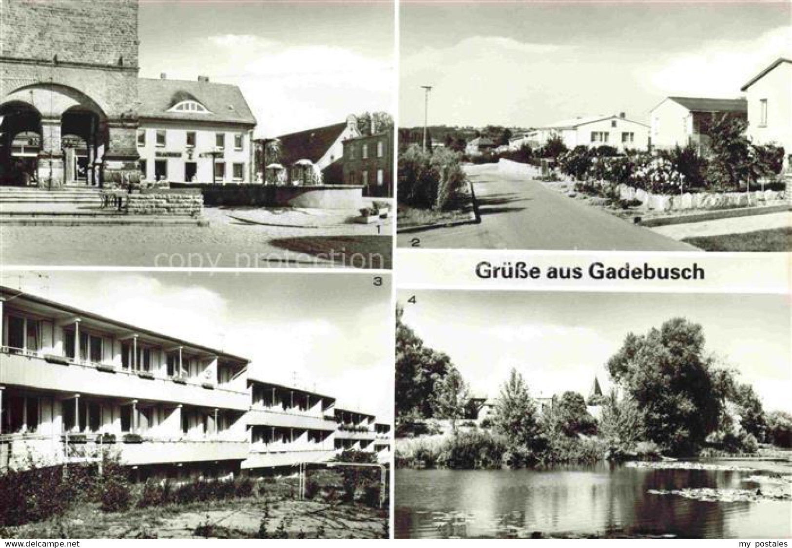 Gadebusch Markt Goethe-Ring Neubauten Burgsee