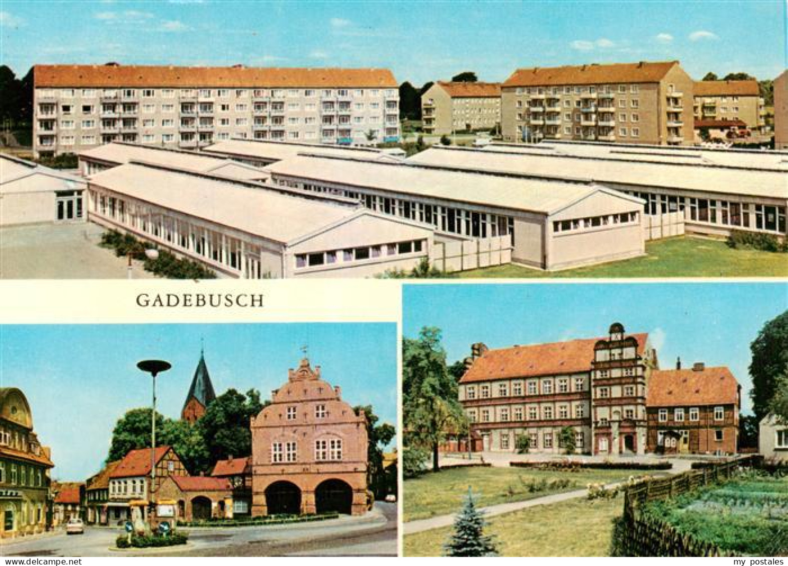 Gadebusch Mecklenburg-Vorpommern Oberschule Marktplatz Wollenbruegger-Strasse Sc