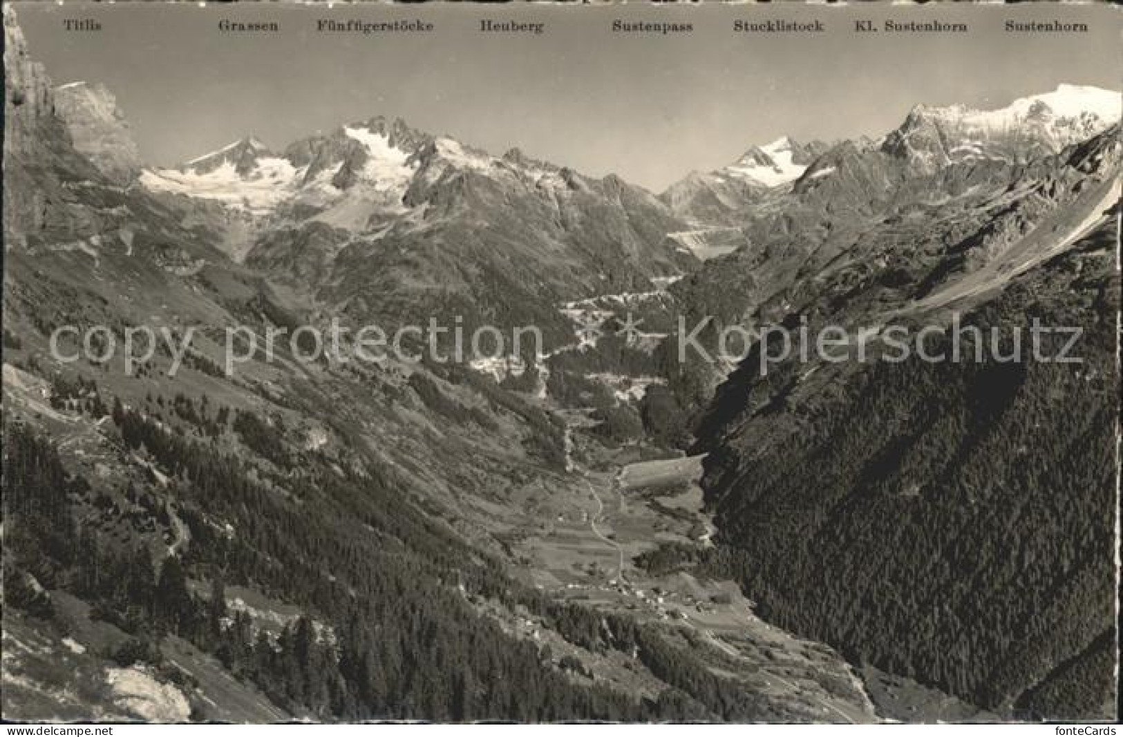 Gadmen mit Sustenstrasse