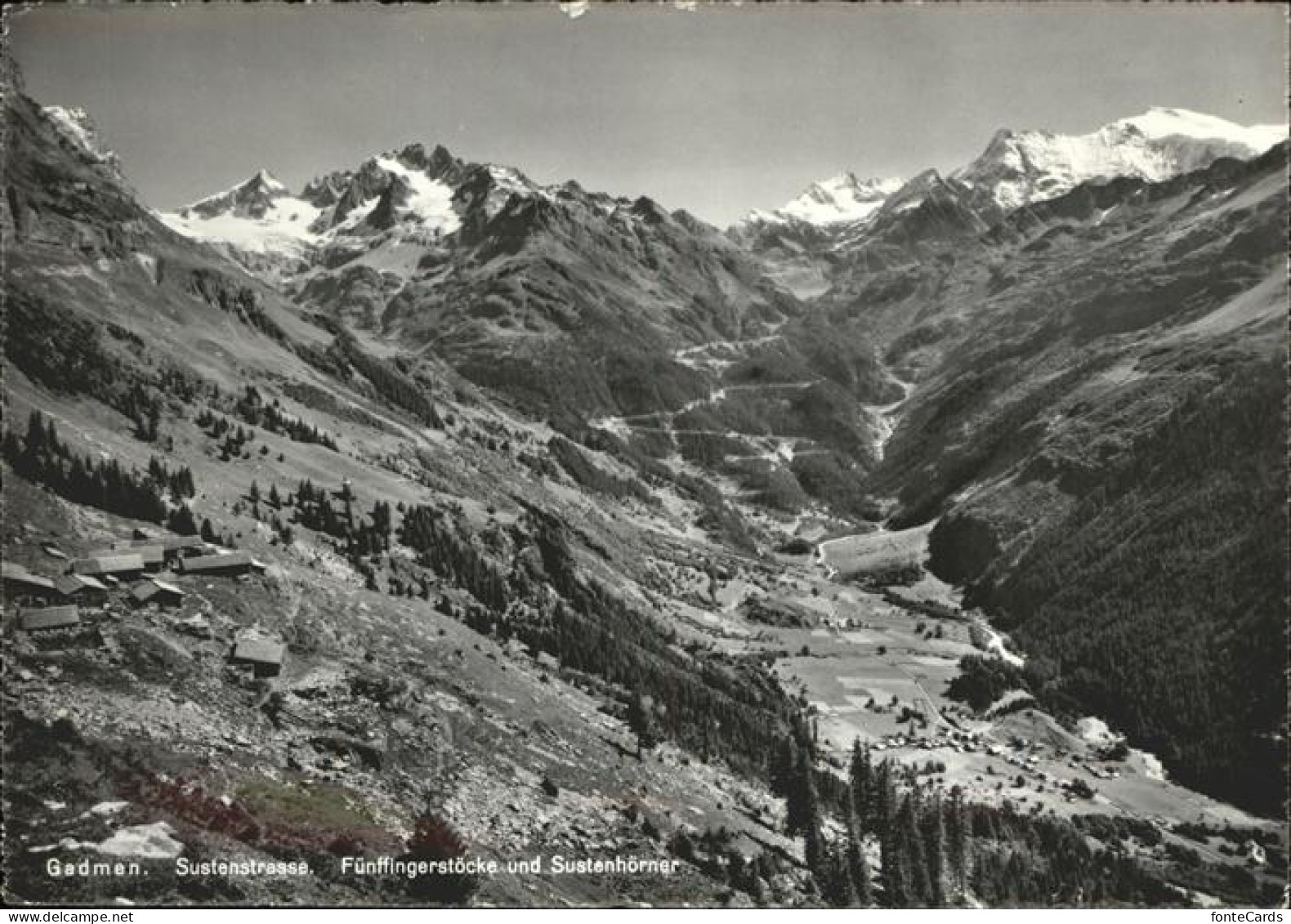 Gadmen Sustenstrasse Sustenhoerner