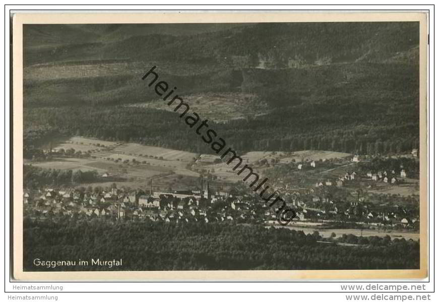 Gaggenau - Gesamtansicht - Foto-AK