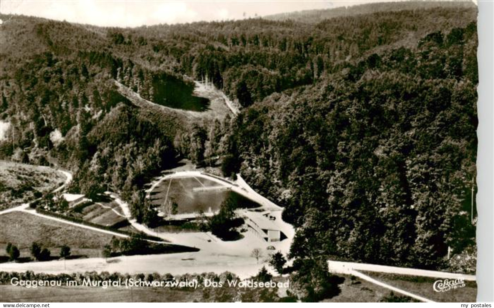 Gaggenau Waldseebad im Murgtal Fliegeraufnahme