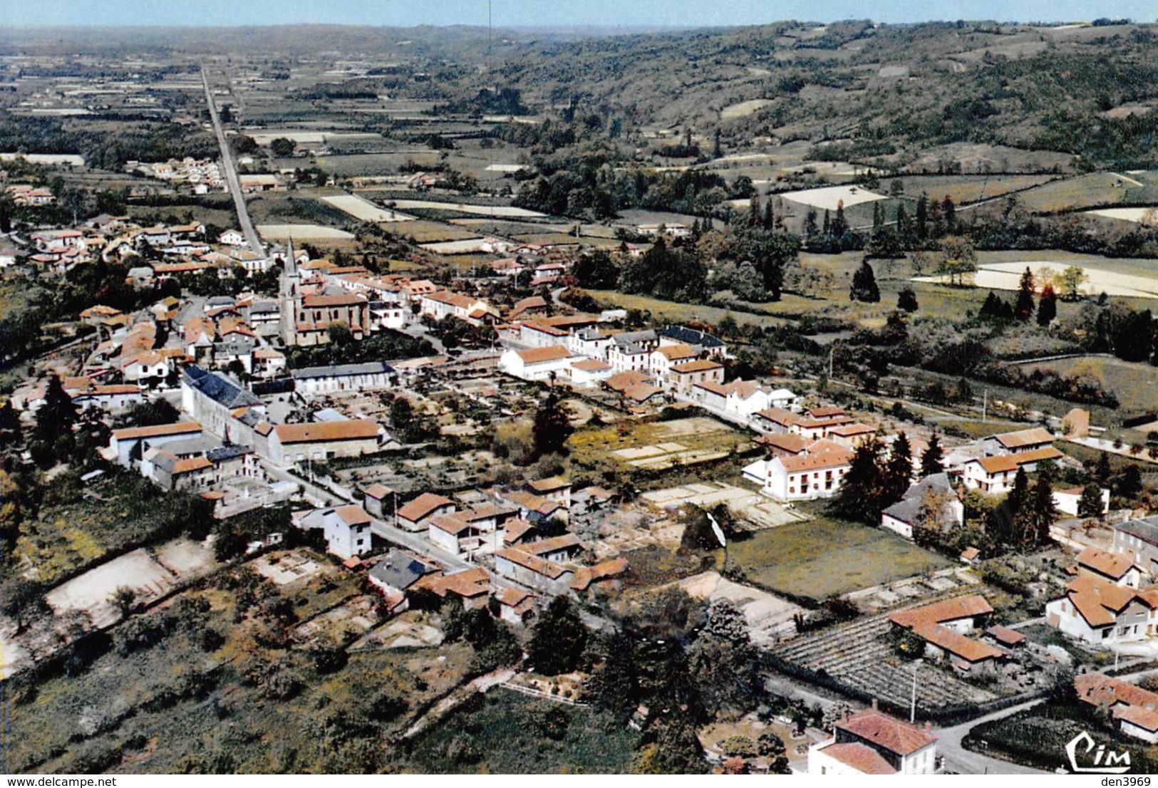 GALAN - Vue générale aérienne - Tirage d'éditeur