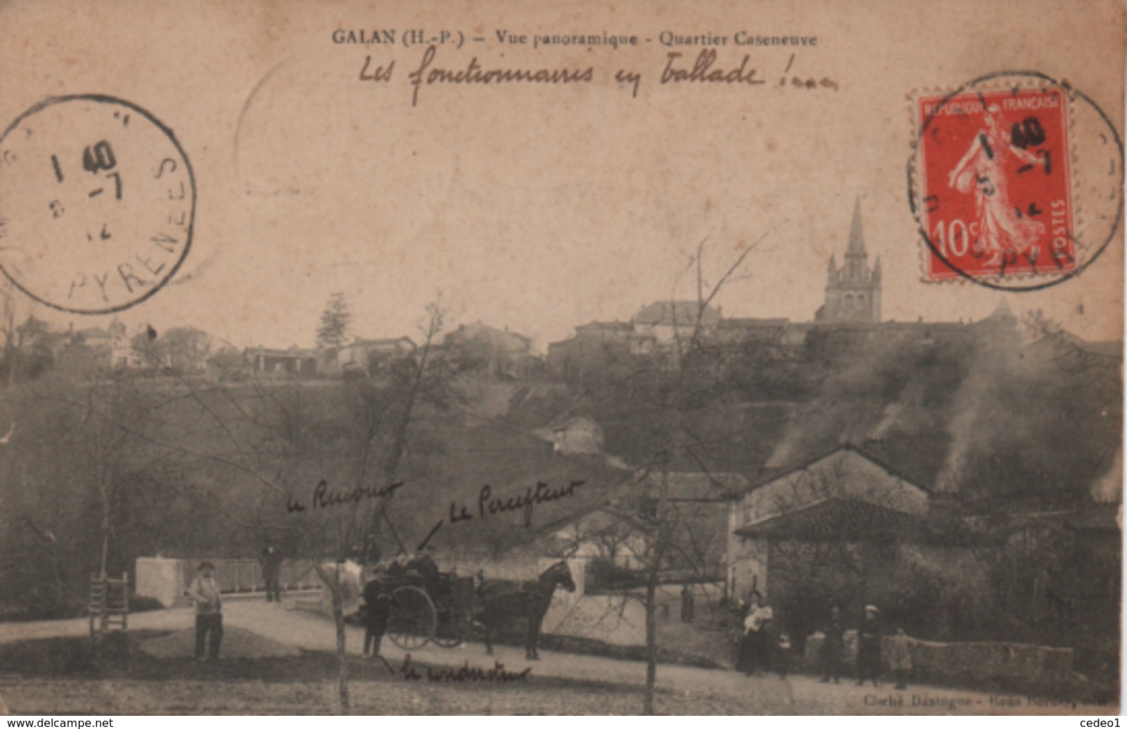 GALAN  VUE PANORAMIQUE  QUARTIER CASENEUVE