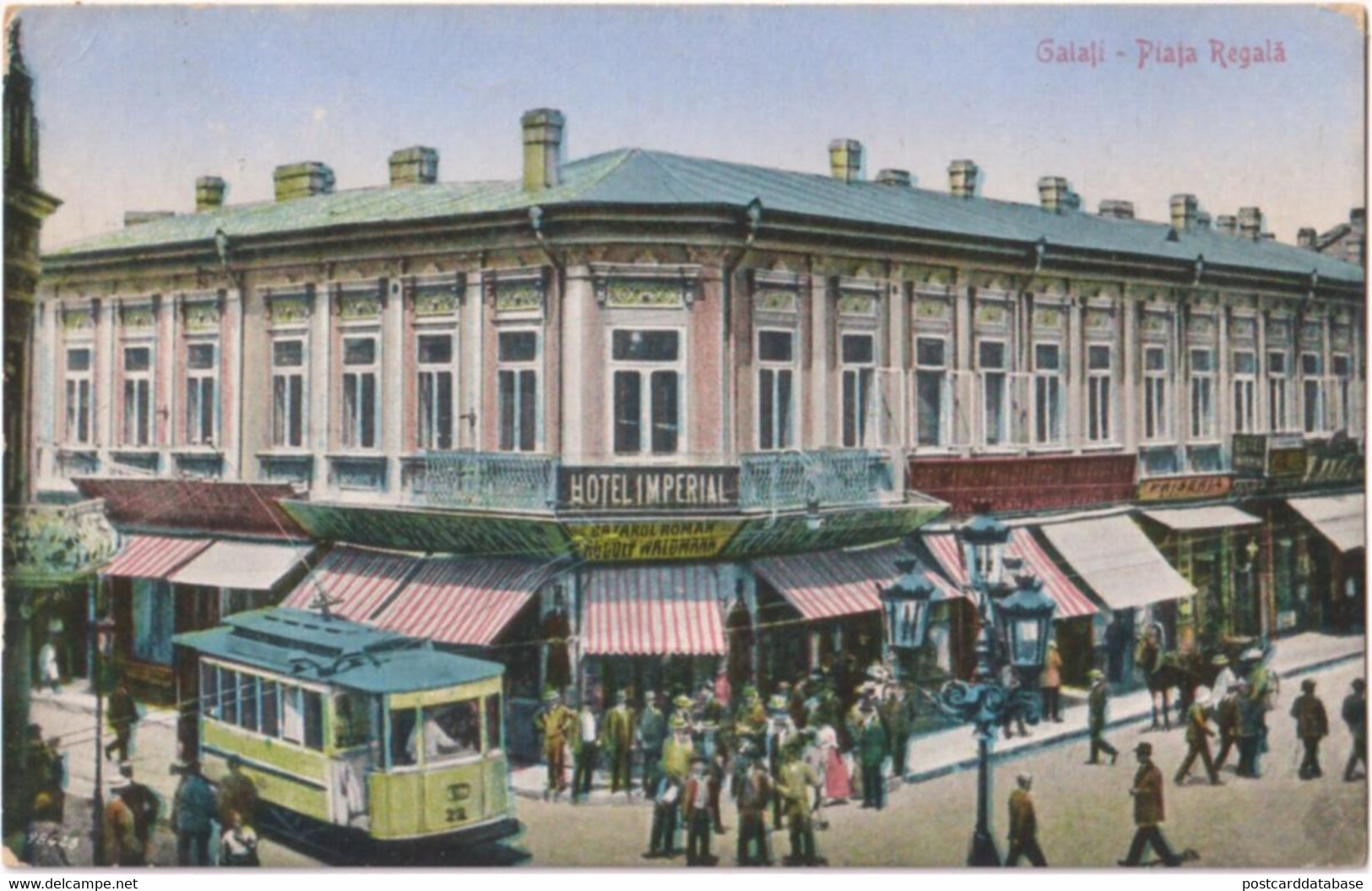 Galaţi - Piaţa Regala - & tram, hotel