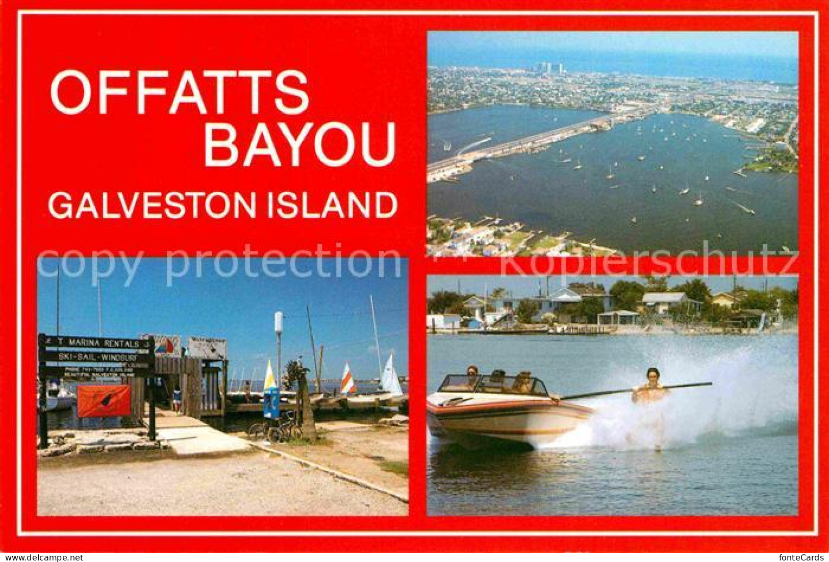 Galveston Texas Offats Bayou