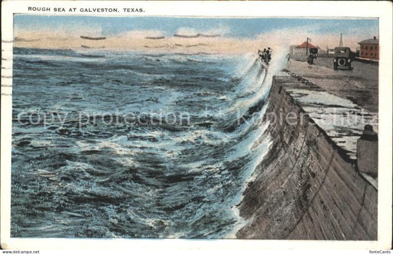 Galveston Texas Rough Sea