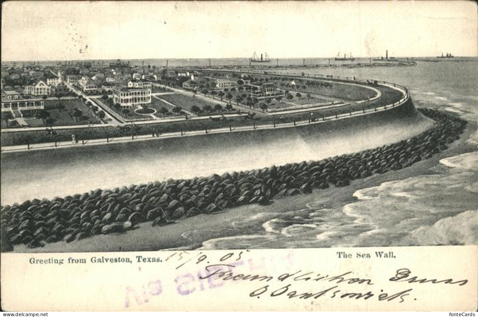 Galveston Texas Sea Wall