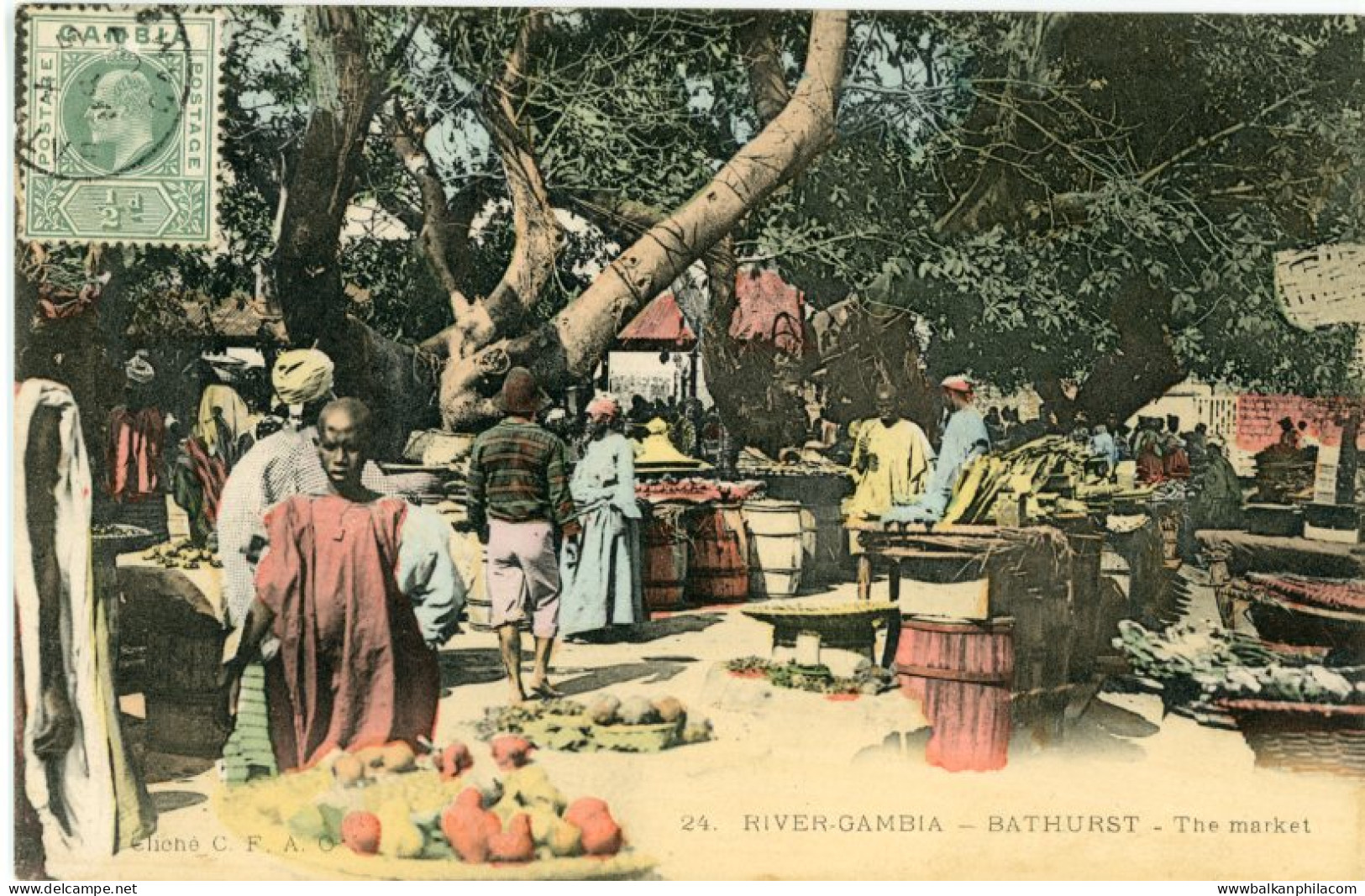 Gambia Bathurst Market 1909