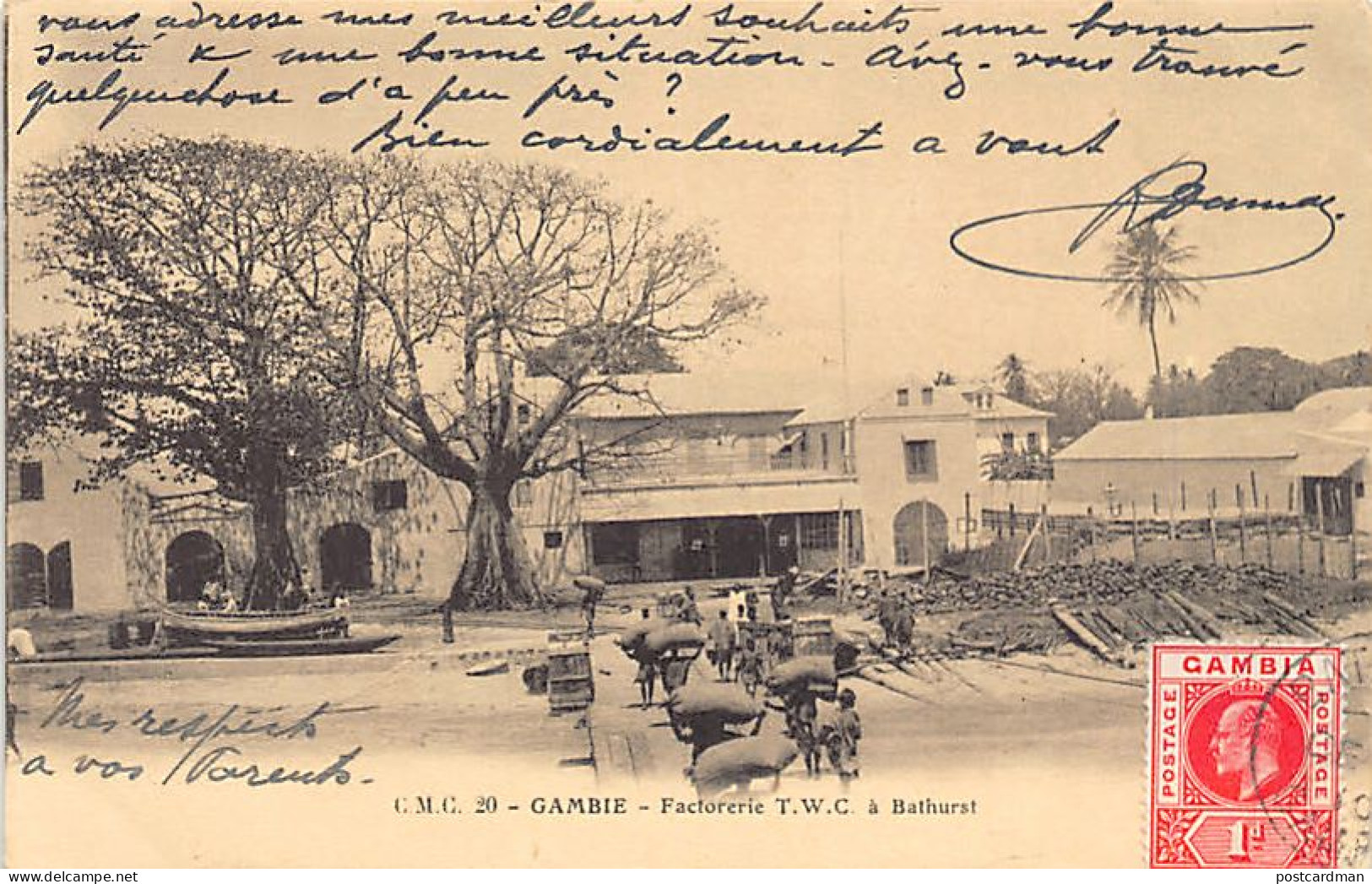 Gambia - BATHURST - T.W.C. Trading Post - Publ. C.M.C. 20