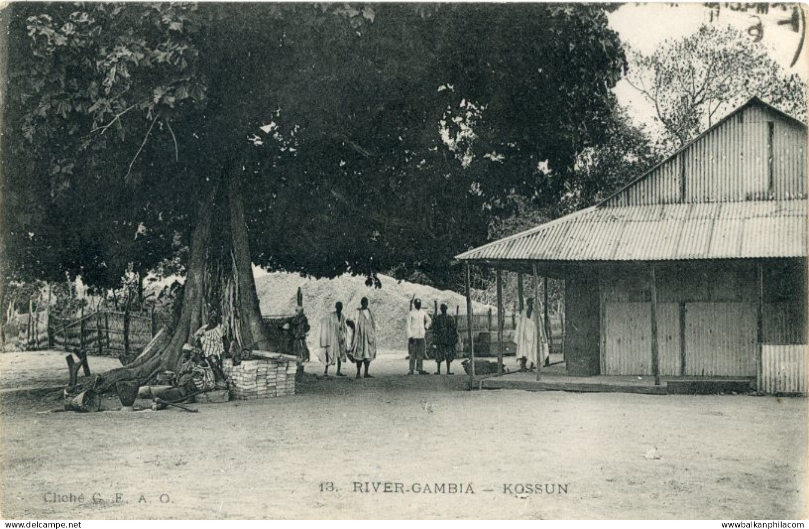 Gambia River Kossun 1909 to Lowestoft