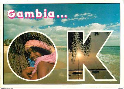 Carte Postale - Gambie - Gambia - Multivues - Sourire - CPM - Voir Scans Recto-Verso - Poscard - Carta Postal -  Postkar