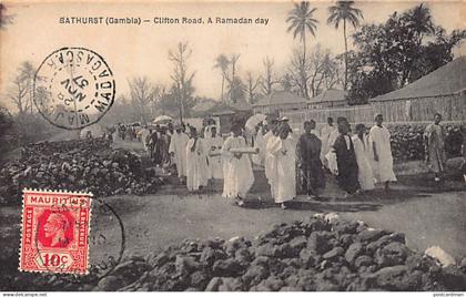 Gambia - BATHURST - Clifton road on Ramadan day - Publ. unknown