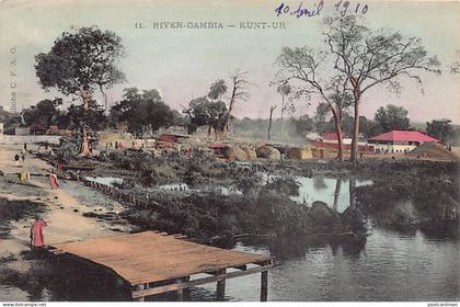 Gambia - KUNT-UR - View of the trading post - Publ. C.F.A.O. 11