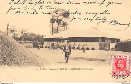 Gambia - KUNTAUR (spelled Kontaour) - T.W.C. Trading Post - Publ. C.M.C. 50