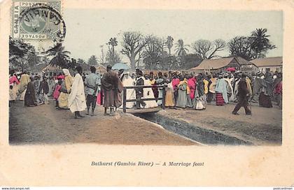 Gambia - BATHURST - A wedding feast - Publ. unknown