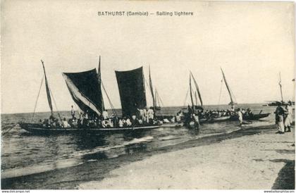 Gambia Bathurst Sailing Light Canoes