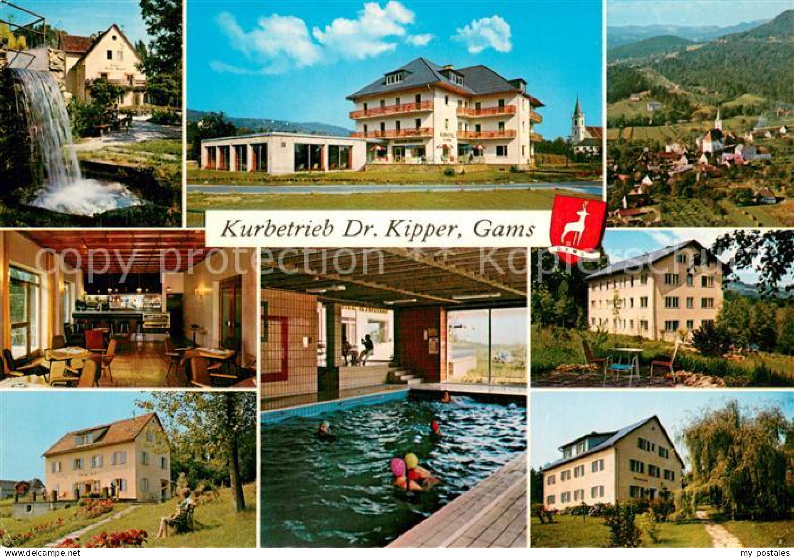 Gams Bad Kurhotel Dr Kipper Kurpark Kurhotel Cafe Hertahof Hallenbad Gudrunhof W