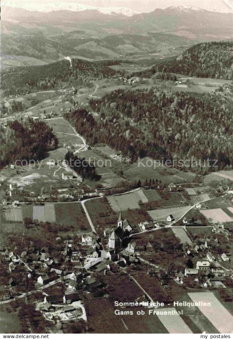 Gams Frauenthal Deutschlandsberg Steiermark AT Fliegeraufnahme Heilquellen