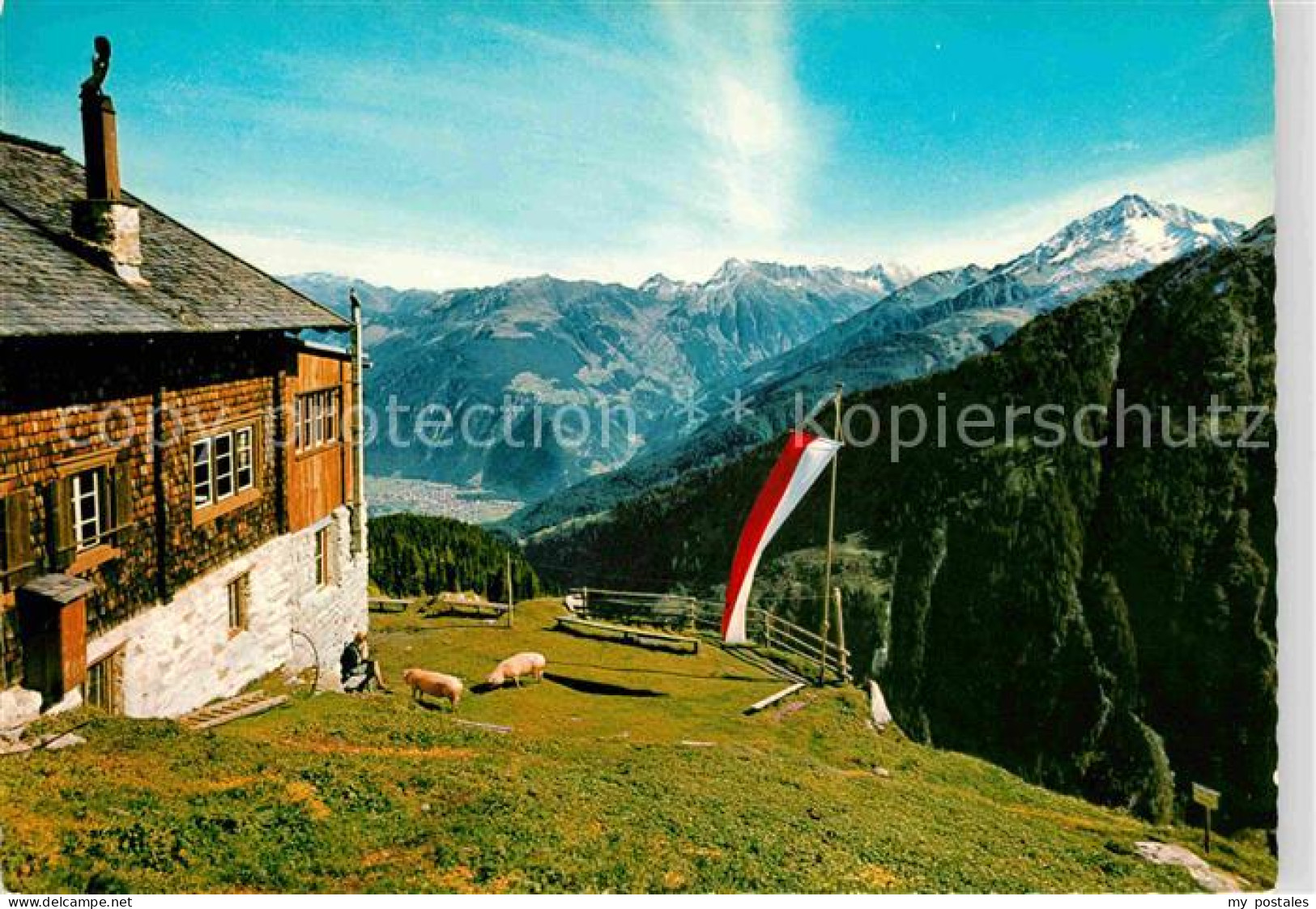 Gamshuette am Gruenberg Alpenpanorama