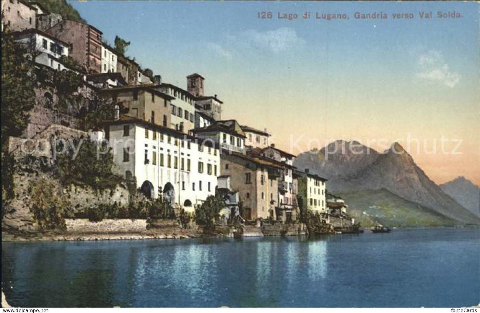 Gandria Lago di Lugano Lago di Lugano
