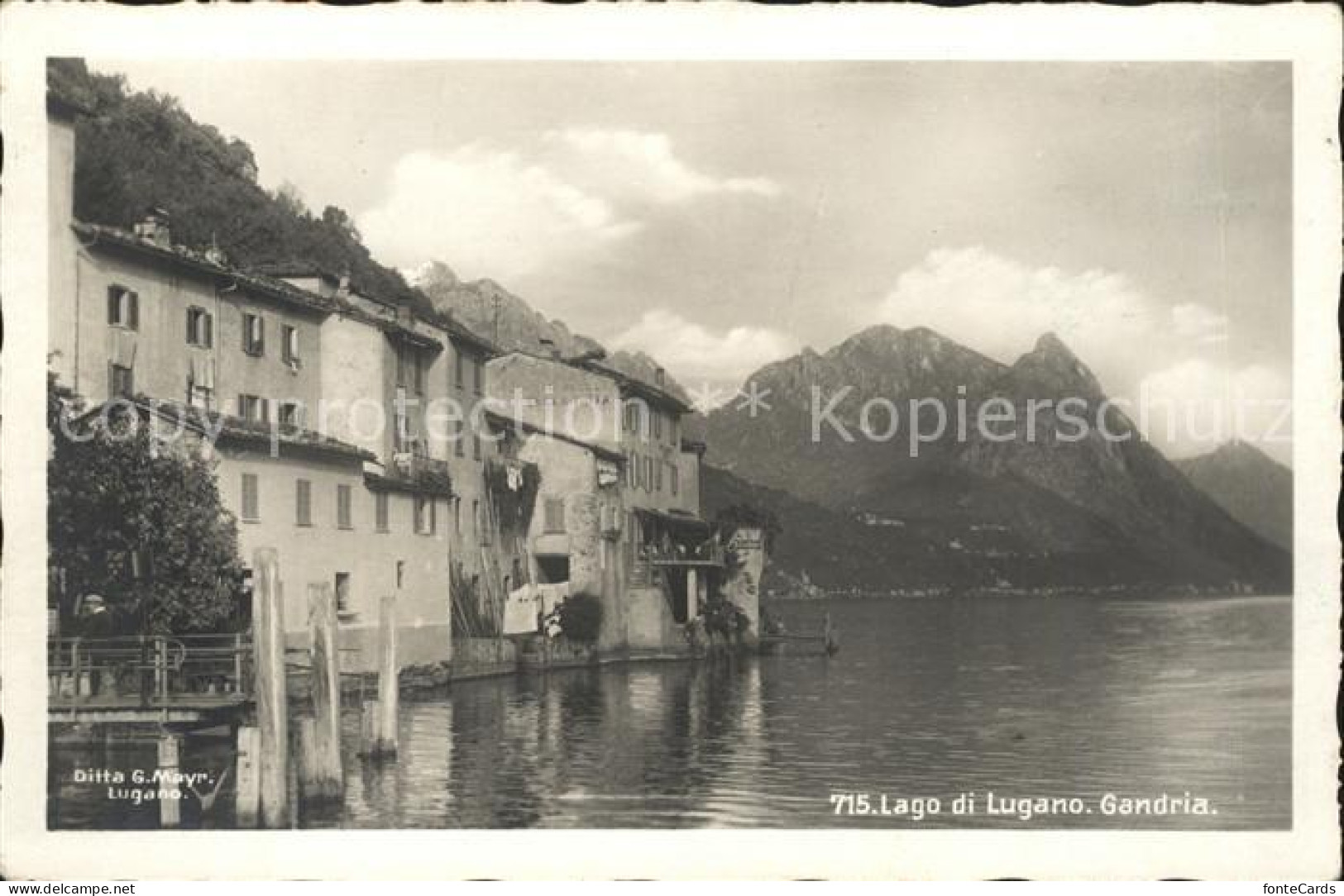 Gandria Lago di Lugano Lago di Lugano