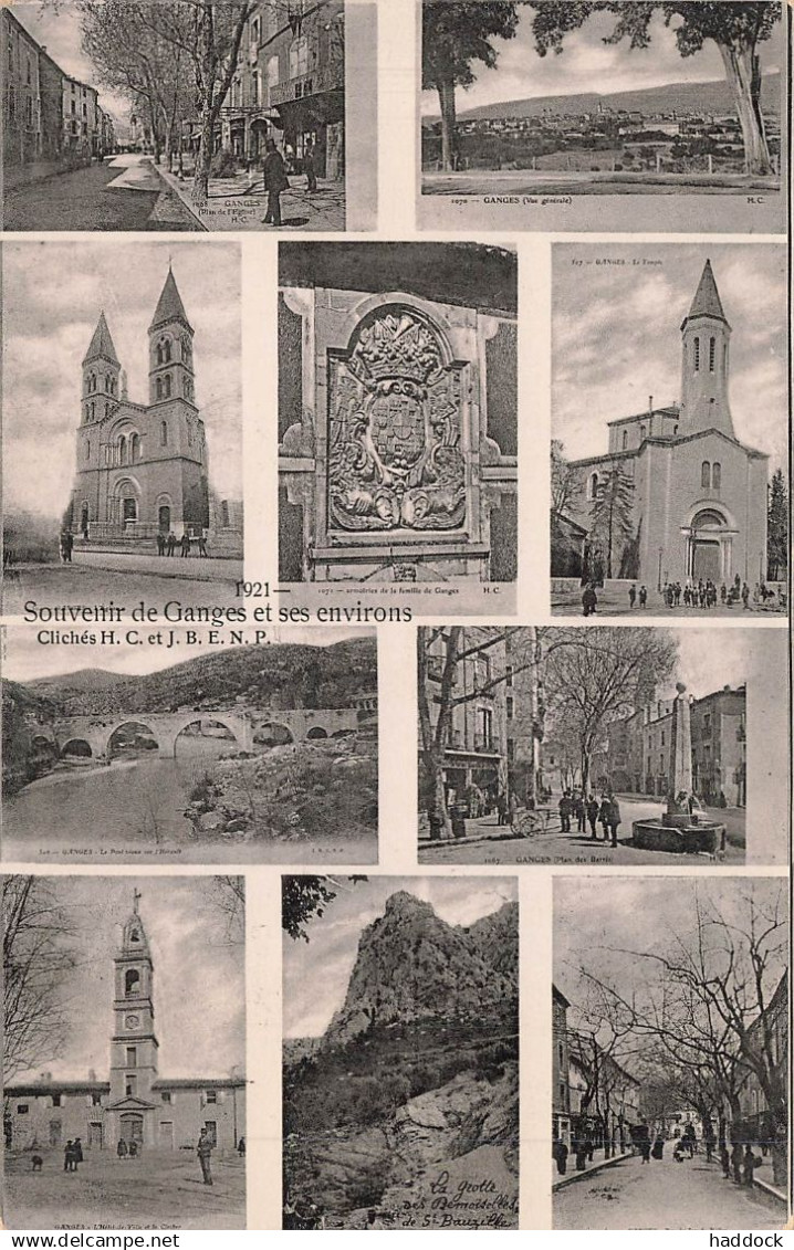 GANGES : SOUVENIR DE GANGES ET SES ENVIRONS