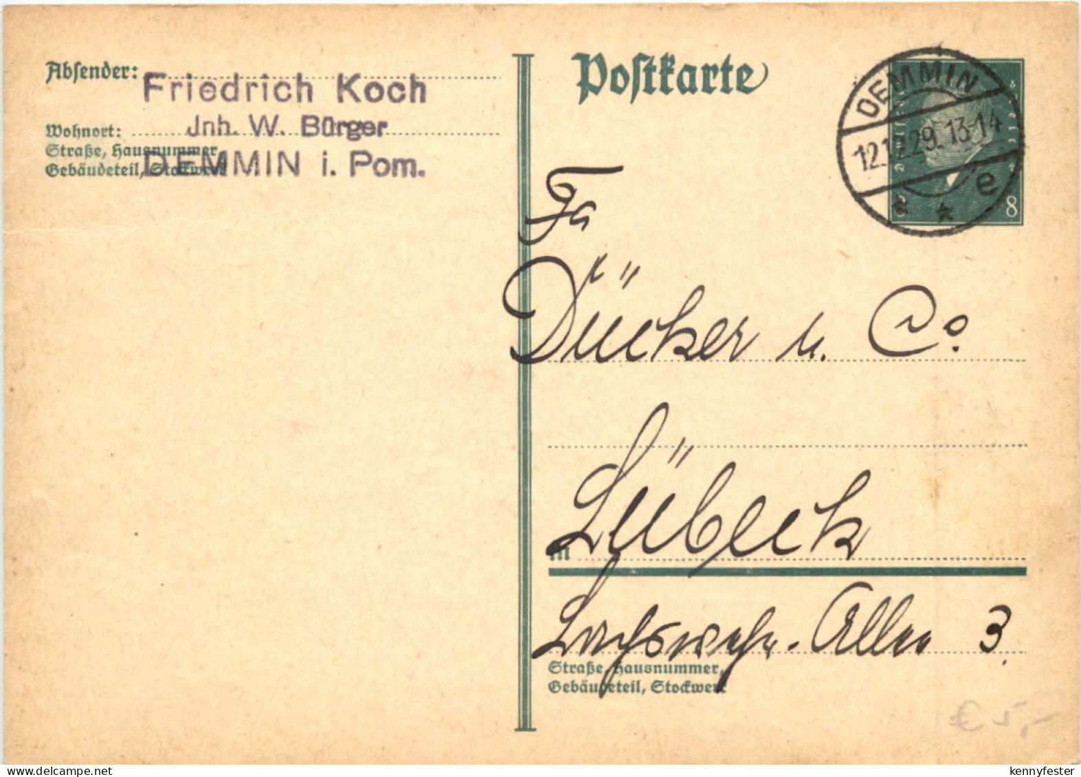 Ganzache gelaufen in Demmin