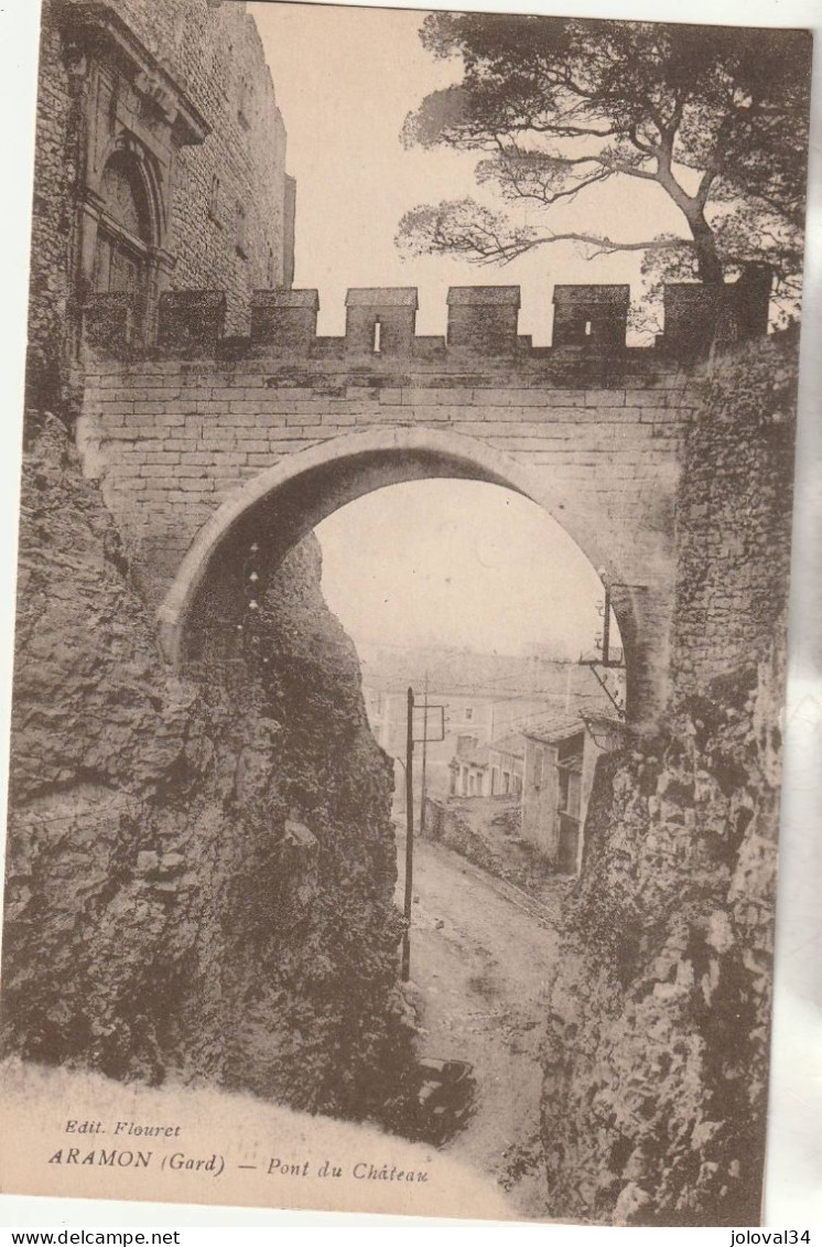 Gard - ARAMON - Pont du Château