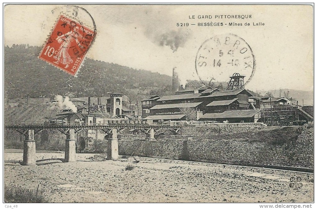Gard : Bessèges, Mines de Lalle