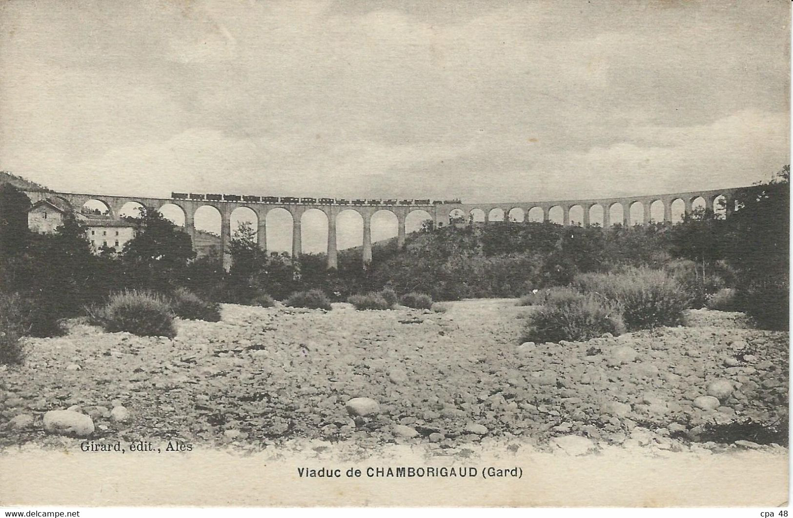 GARD : Chamborigaud, Le Viaduc
