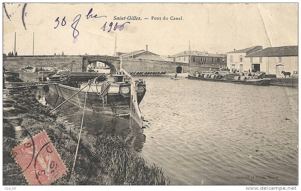 Gard- Saint-Gilles -Pont du Canal.