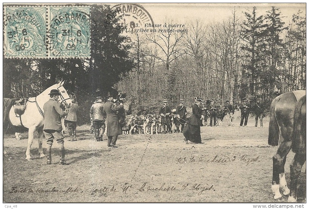Gard : Uzes, Meute de la Duchesse d'Uzes en Foret de Rambouillet, Rare