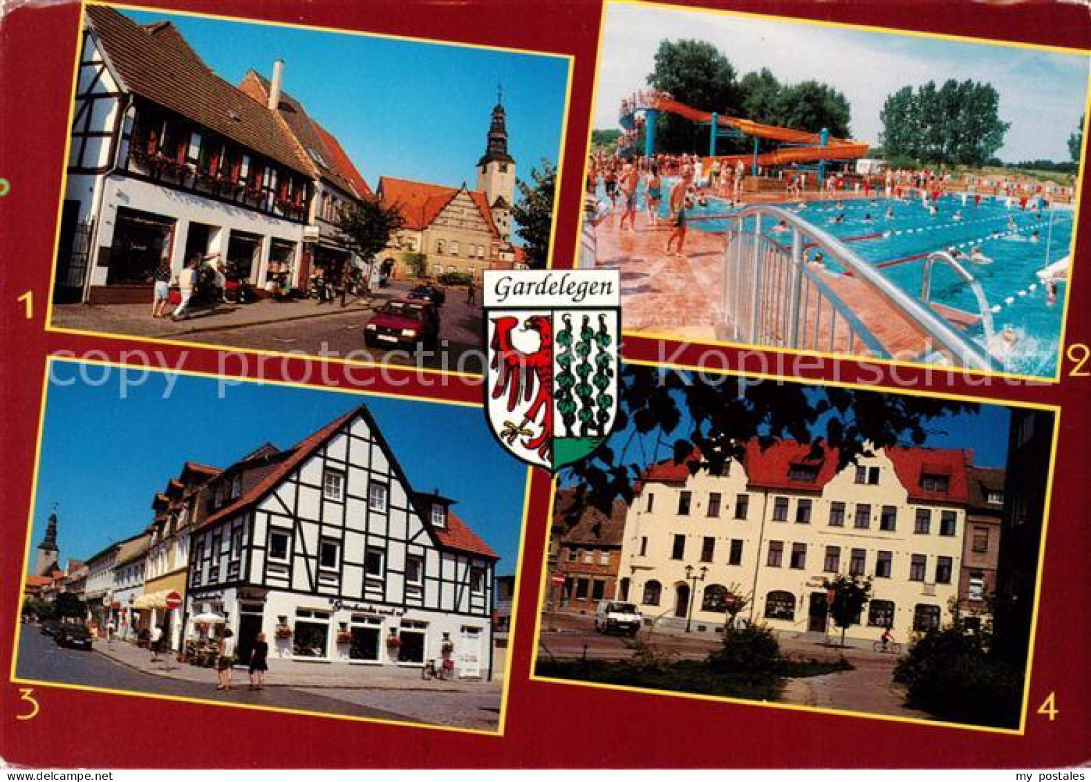 Gardelegen Rathaus Erlebnisbad Zienau Einkaufsstrasse Innenstadt Otto Reutter Ha