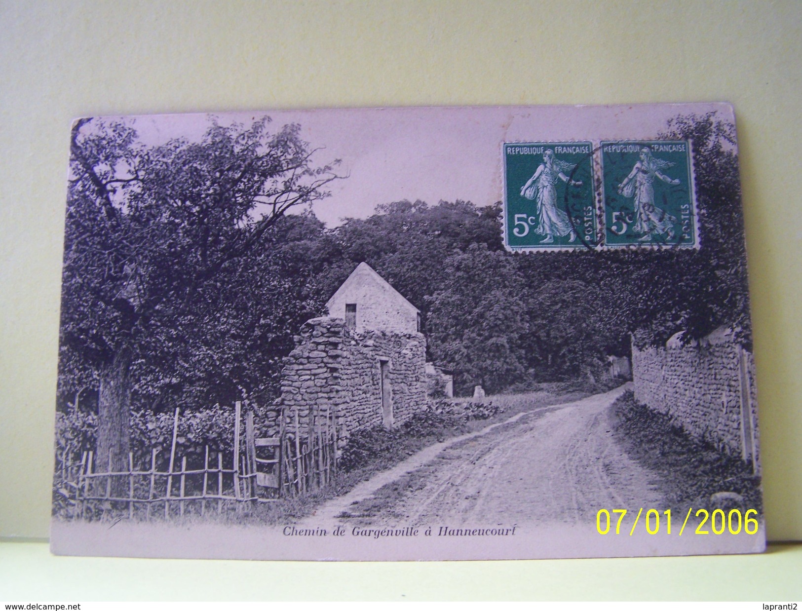 GARGENVILLE (YVELINES) CHEMIN DE GARGENVILLE A HANNECOURT