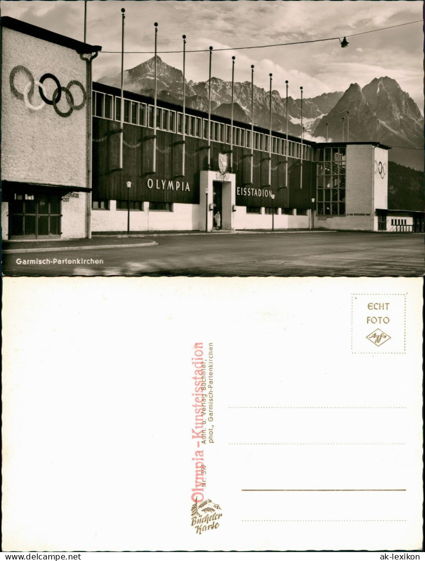 Garmisch-Garmisch-Partenkirchen Olympia Eishalle - Fotokarte 1972