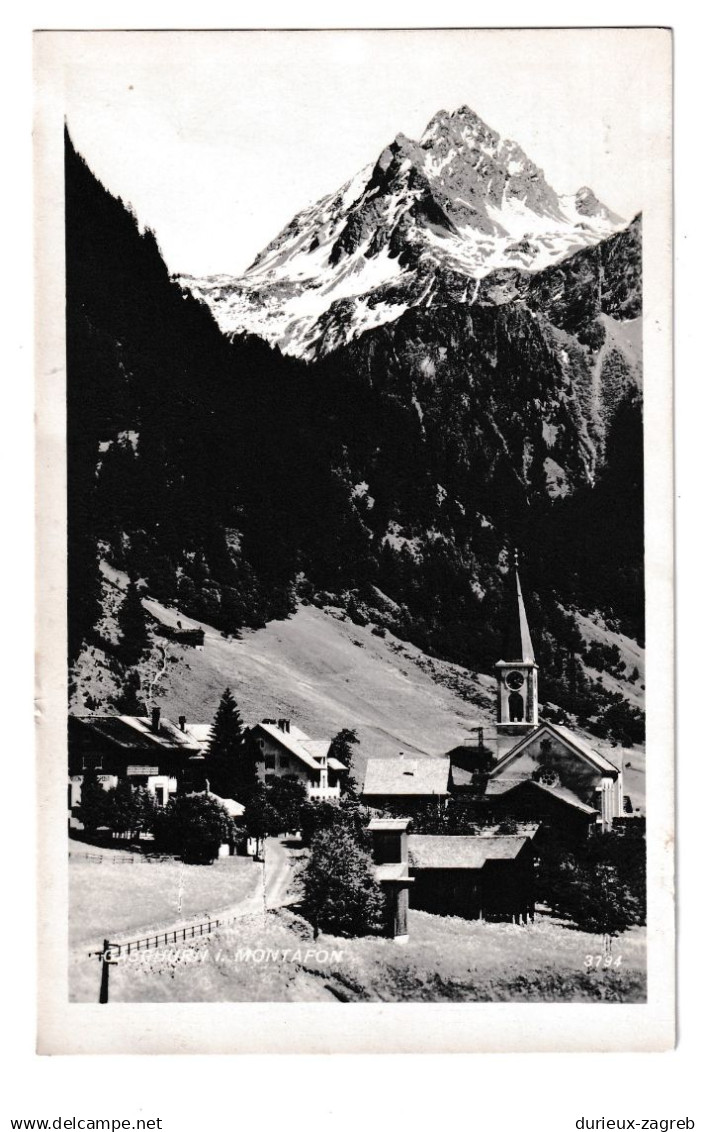 Gaschurn, Montafon, old postcard posted 1951 b250610