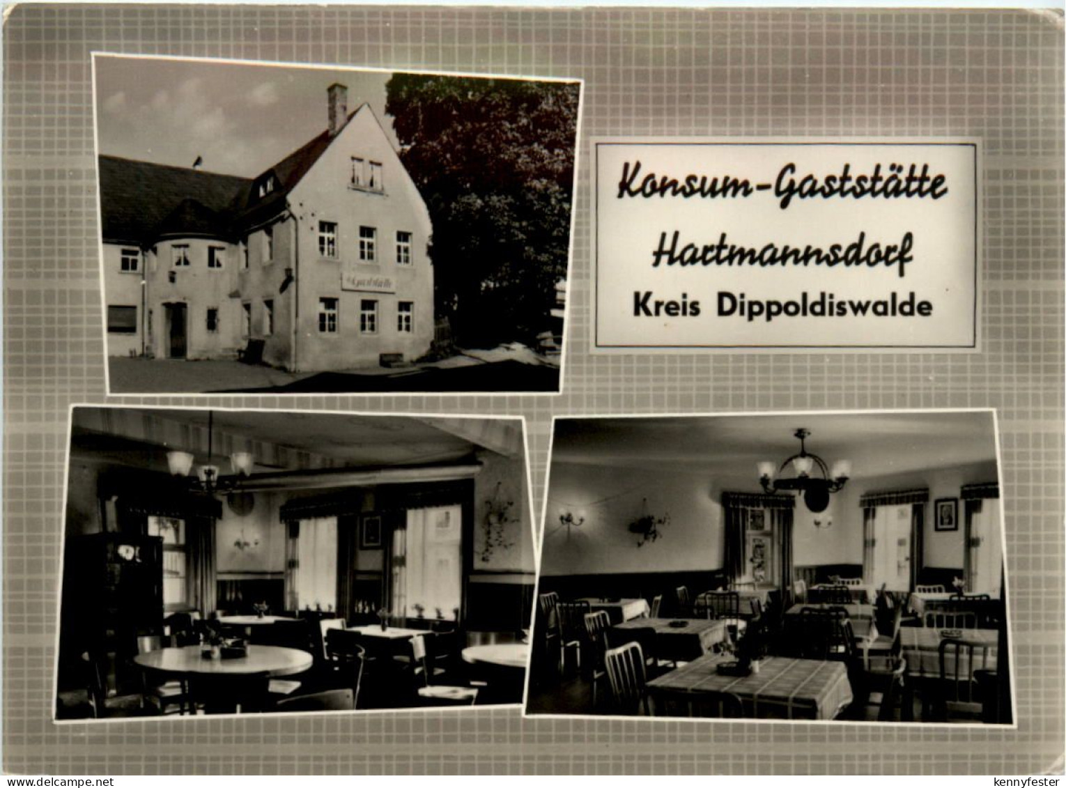 Gaststätte Hartmannsdorf Kreis Dippoldiswalde