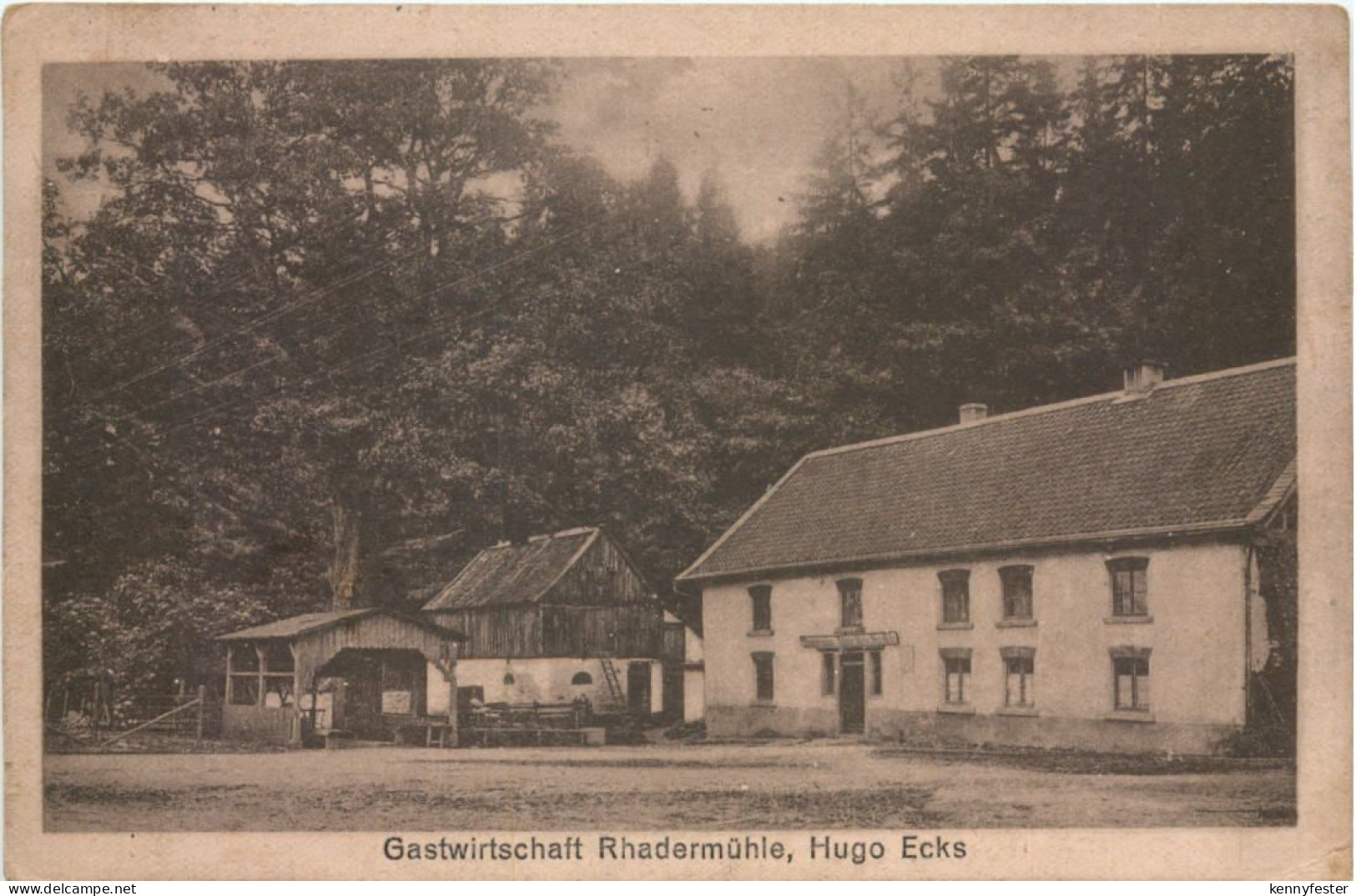 Gastwirtschaft Rhadermühle bei Oberbrügge - Halver