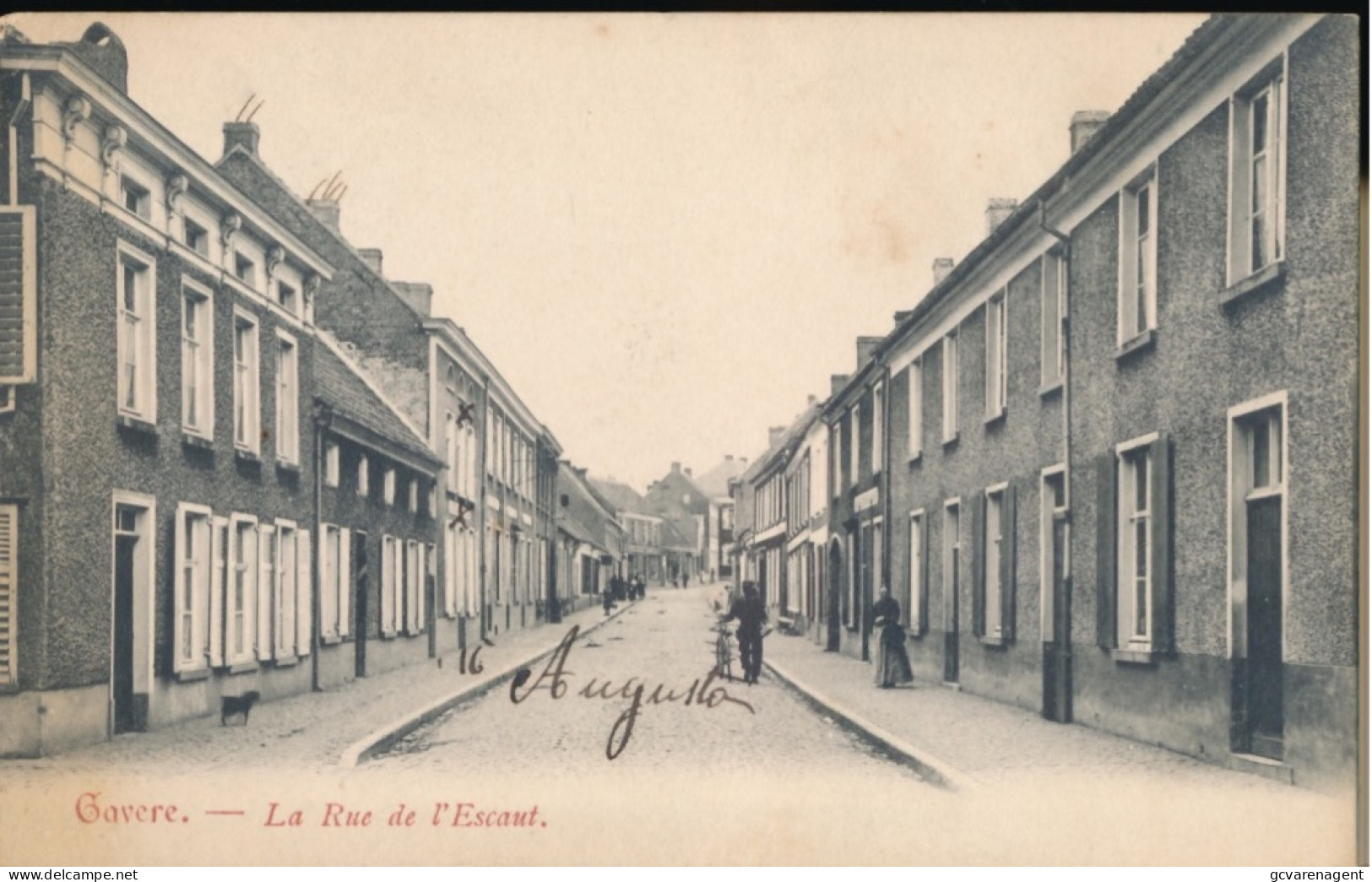 GAVERE      LA RUE DE L'ESCAUT