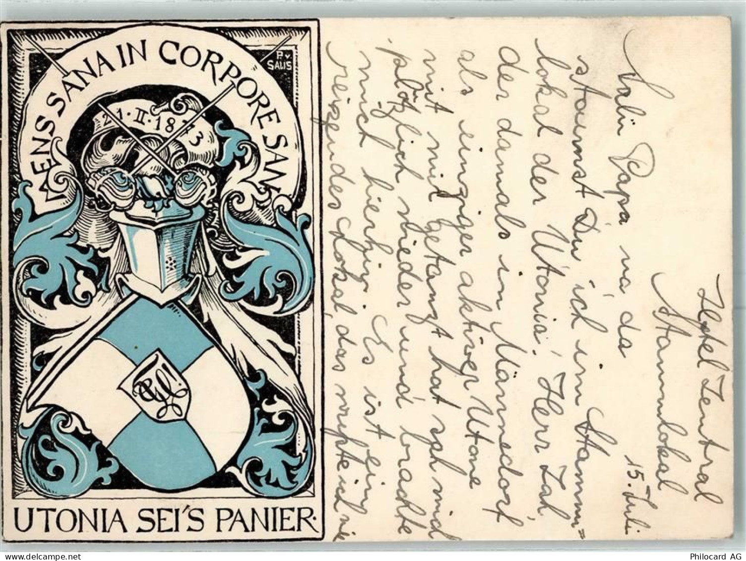 Gebrauchsspuren Mens sana in Corporesan Utonia seis Panier - 13226780