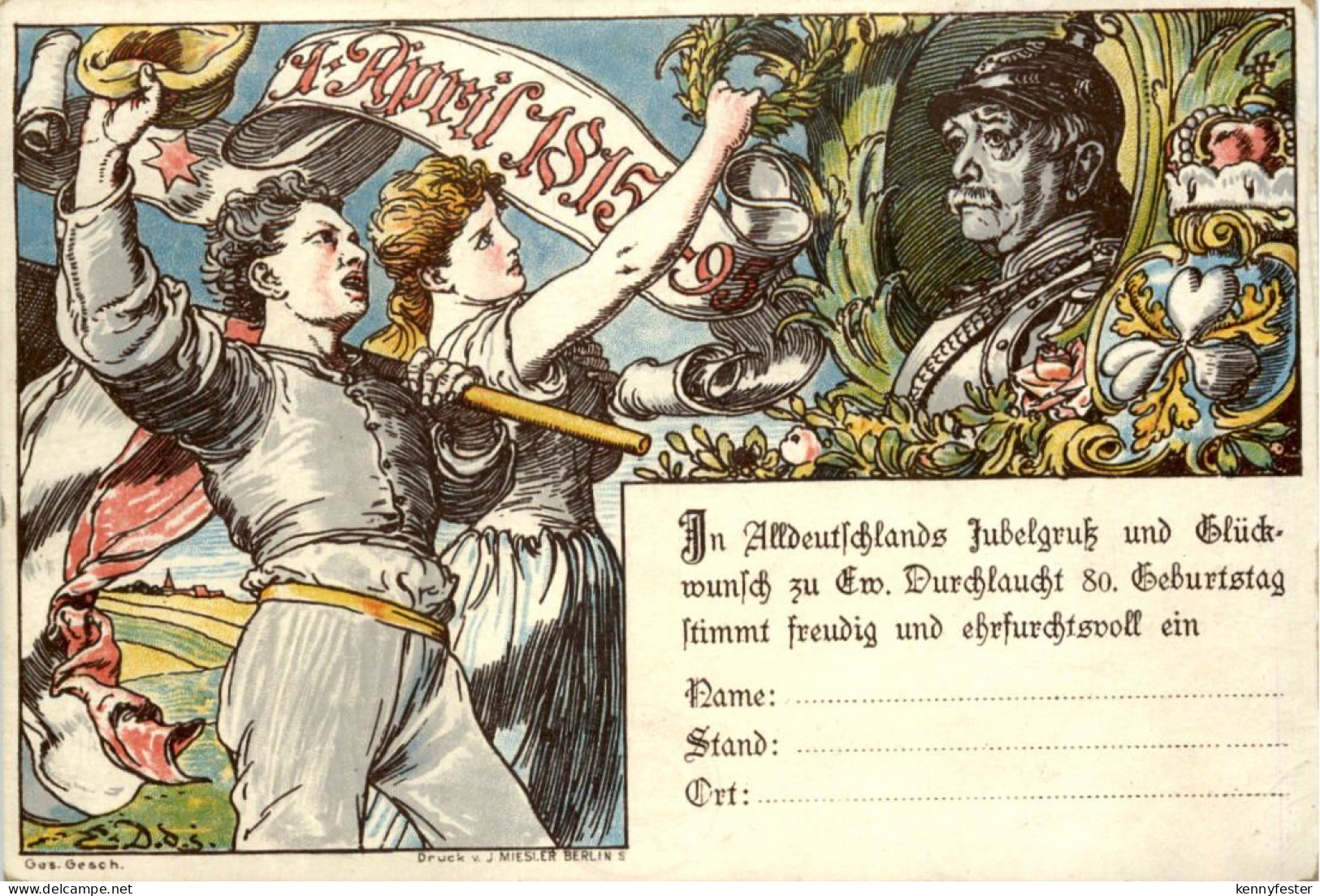 Geburtstag Fürst von Bismarck Friedrichsruh